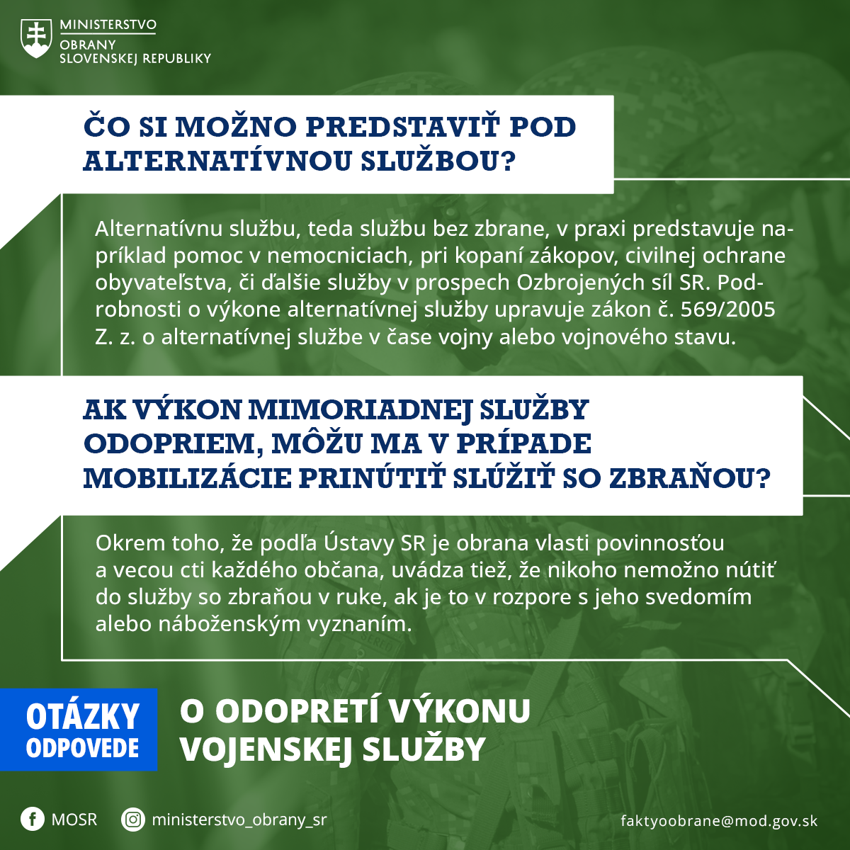 čo je alternatívna služba