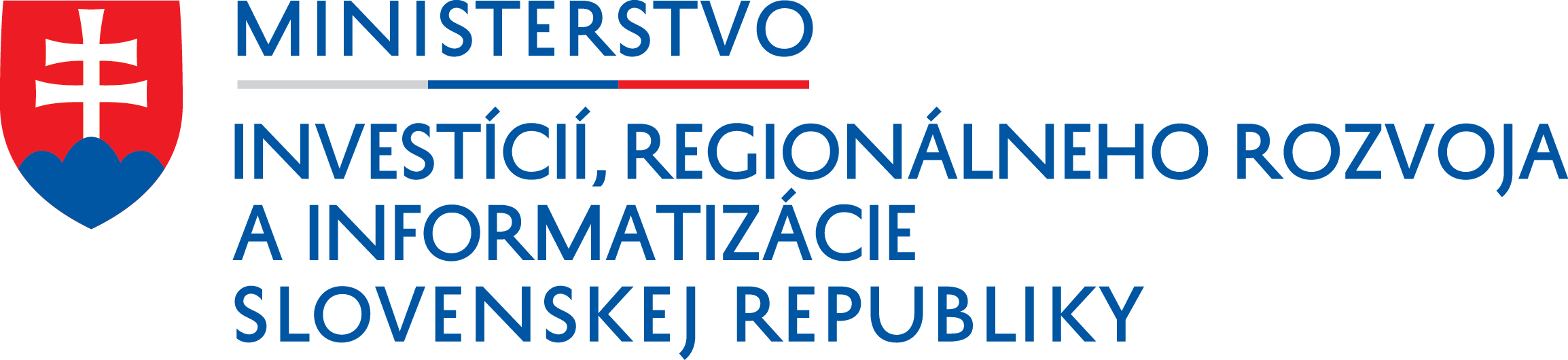 logo Ministerstva investícií, regionálneho rozvoja a informatizácie