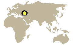 Mapa Gruzínsko