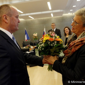 Minister obrany Peter Gajdoš rokoval so štátnou tajomníčkou ministerstva armád Francúzskej republiky G. Darrieussecq