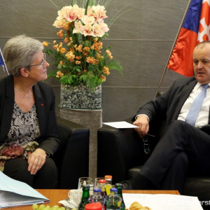 Minister obrany Peter Gajdoš rokoval so štátnou tajomníčkou ministerstva armád Francúzskej republiky G. Darrieussecq