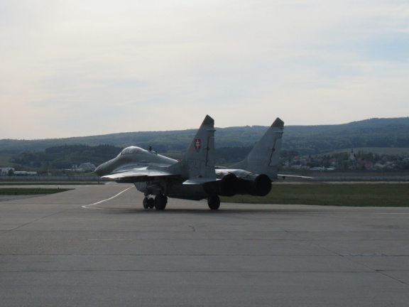 MiG-29 na Leteckej základni Sliač