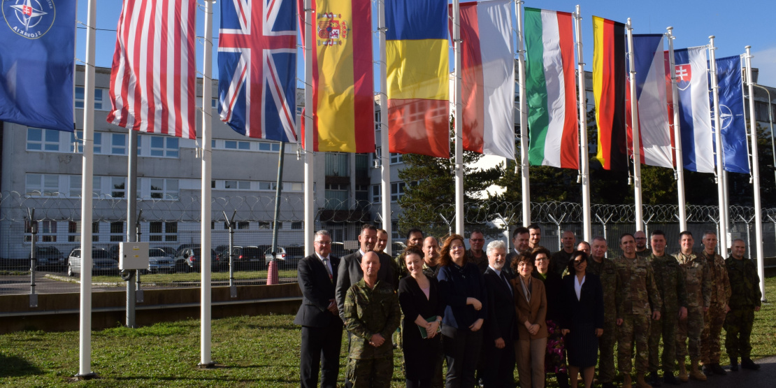 Príslušníci diplomatického zboru a GŠ OS SR