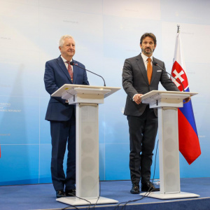 prijatie českého ministra obrany na MO SR