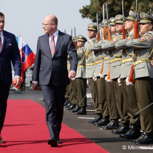 Ministri obrany Slovenskej a Českej republiky sa stretli v rámci 4. spoločného zasadnutia vlád